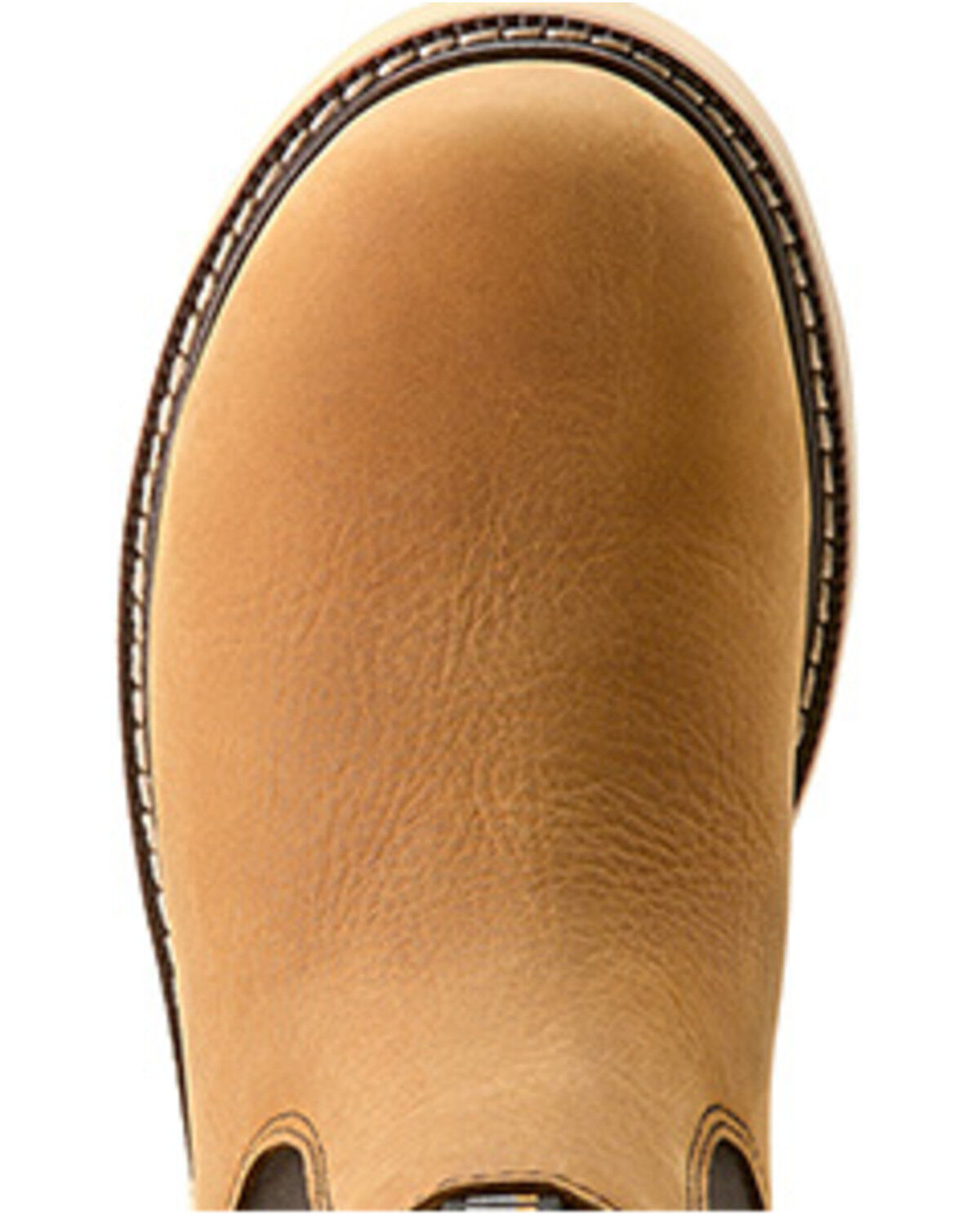 Image #4 - Ariat Women's 5.5" Rebar Wedge Chelsea Waterproof Work Boots - Soft Toe, Brown, hi-res