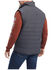 Image #2 - Ariat Men's Rebar Valiant Stretch Canvas Zip-Front Insulated Work Vest , Charcoal, hi-res