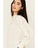 Image #2 - Shyanne Women's Long Sleeve Cut Out Western Shirt , Cream, hi-res