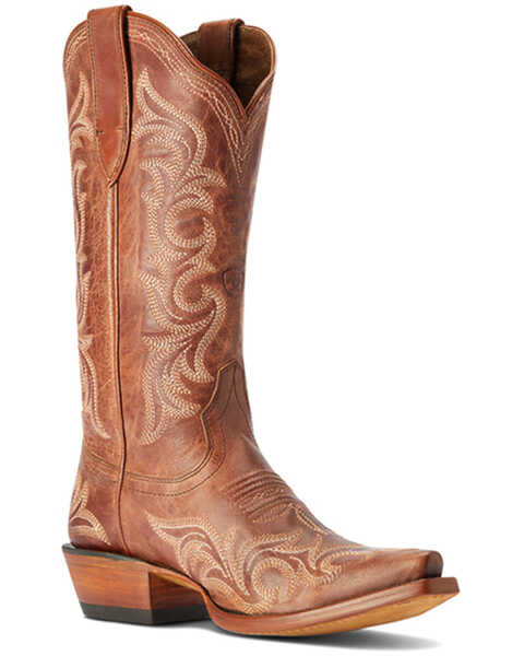 Ariat Women's Hazen Western Boots - Snip Toe , Brown, hi-res