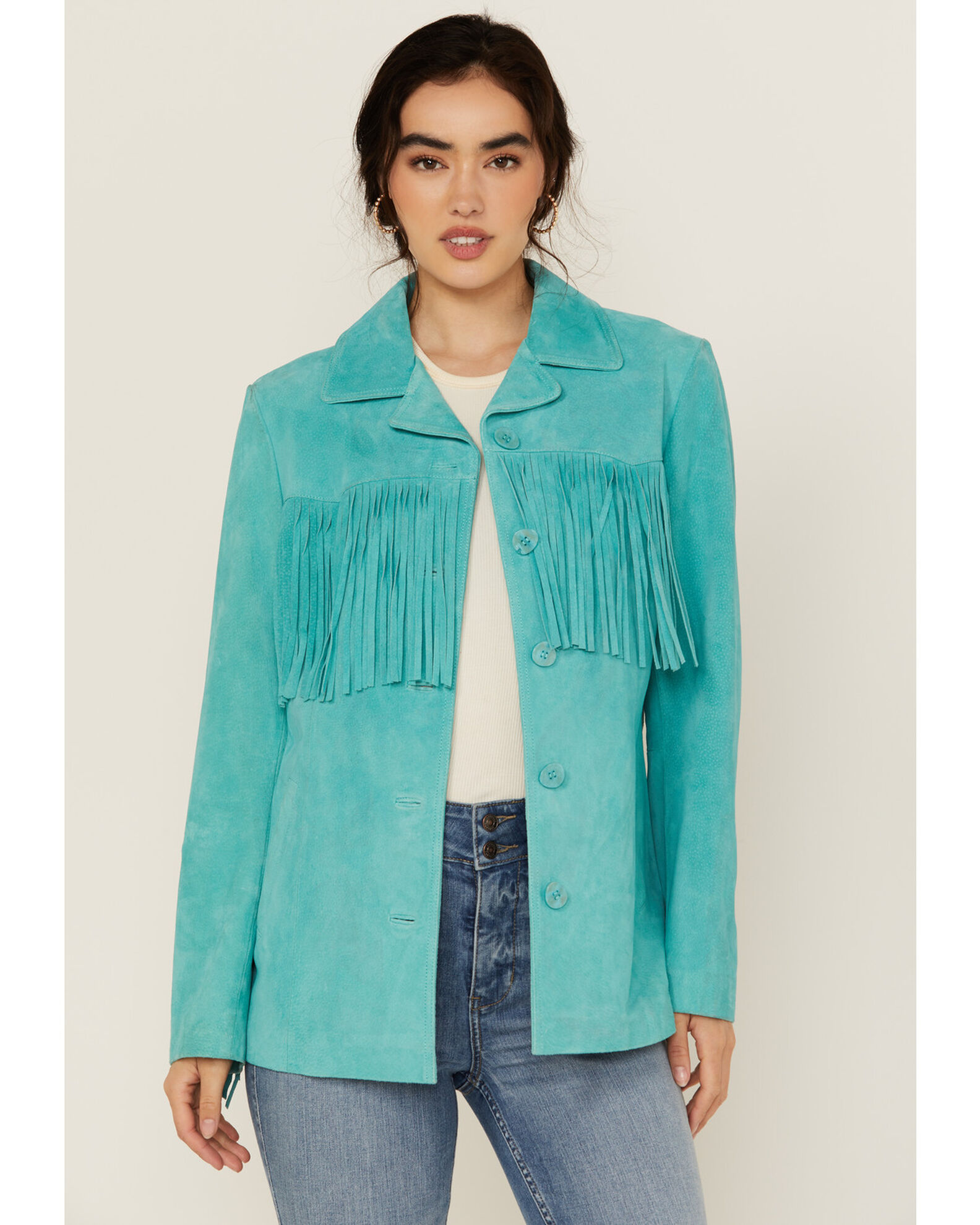 Scully Womens Fringe Jacket
