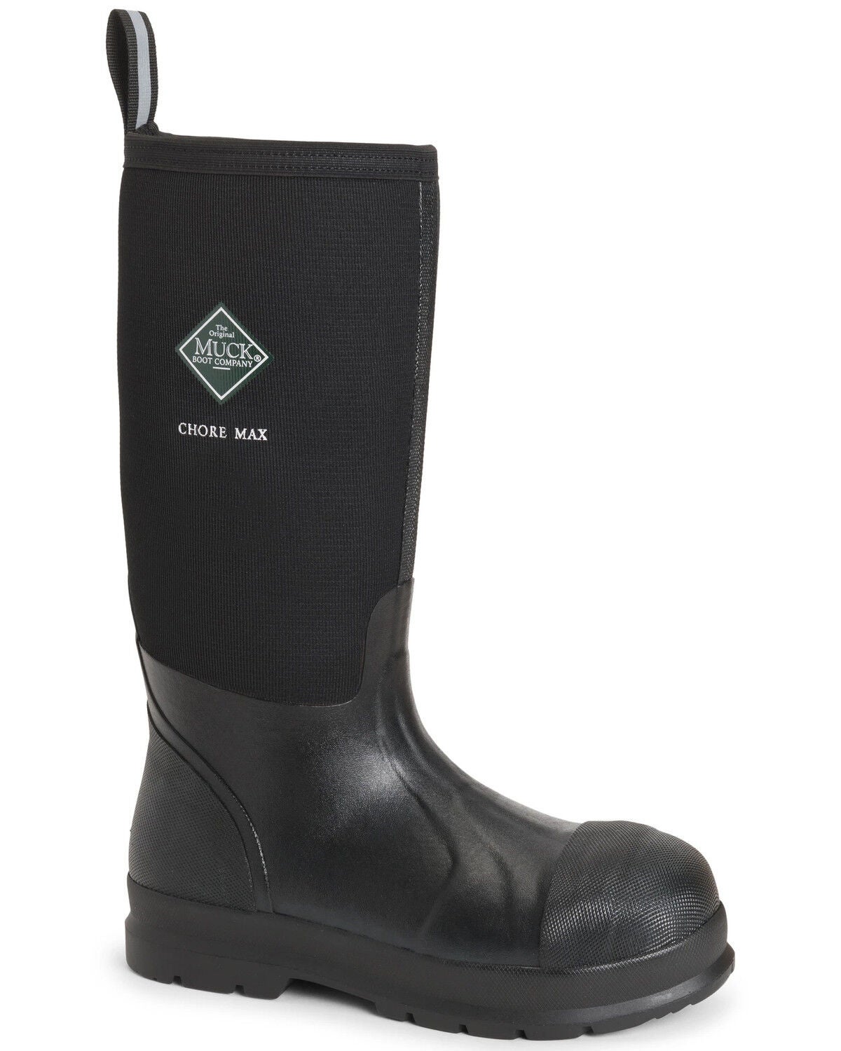 Muck Boots Men's Chore Max Rubber Boots - Composite Toe, Black, hi-res