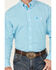 Image #3 - George Strait by Wrangler Men's Plaid Print Long Sleeve Button-Down Stretch Western Shirt, Turquoise, hi-res