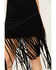 Image #2 - Idyllwind Women's Shiloh Asymmetrical Faux Suede Skirt , Black, hi-res