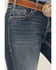 Image #2 - Panhandle Women's Medium Wash Mid Rise Stretch Riding Jeans, Medium Wash, hi-res