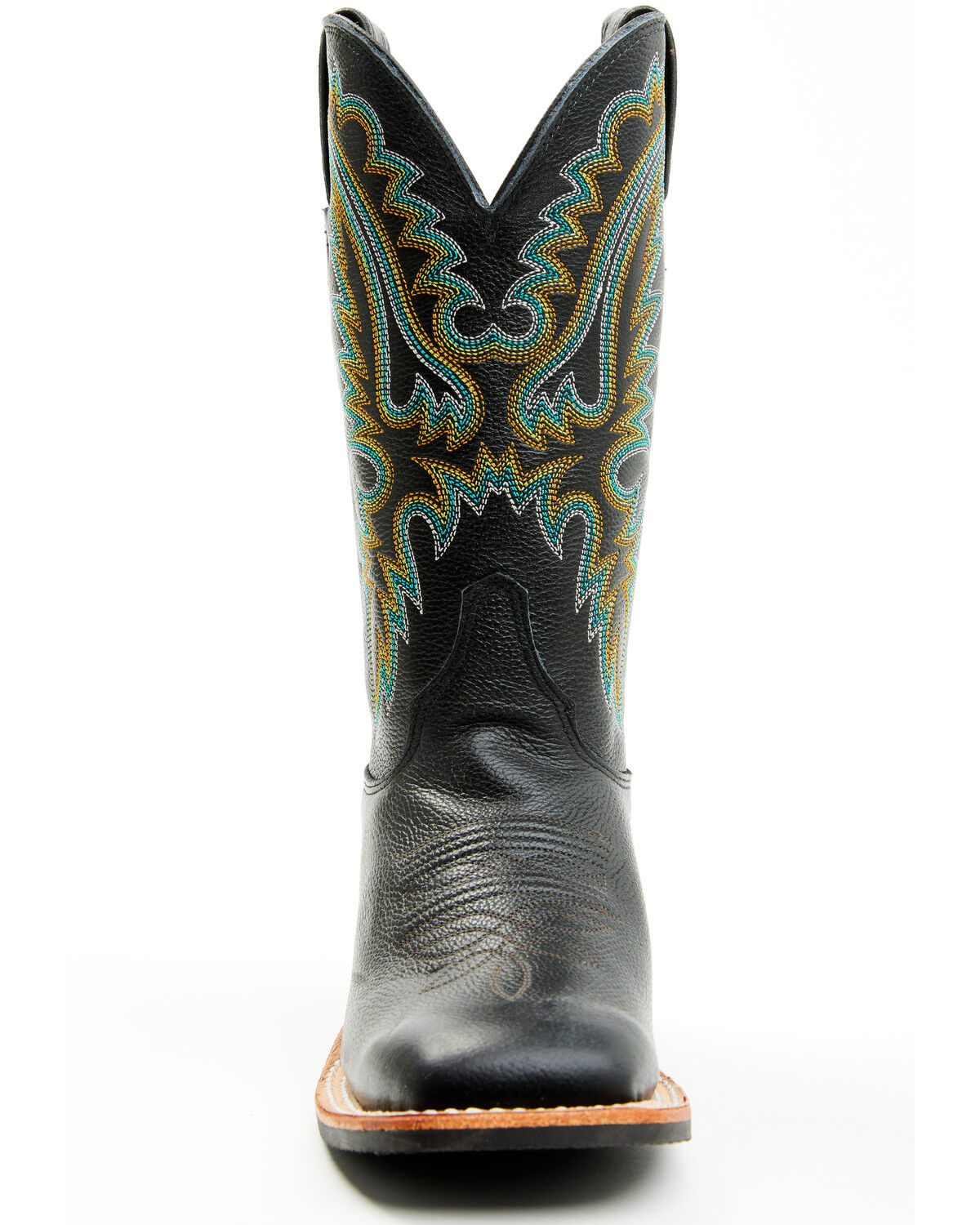 Image #4 - Justin Women's Shay Performance Western Boots - Broad Square Toe, Black, hi-res