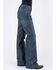 Stetson Women's 214 Dark Wash Decorative City Trousers , Blue, hi-res
