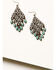 Shyanne Women's Mystic Skies Chandelier Earrings , Rust Copper, hi-res