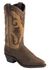 Image #1 - Abilene Women's Sage Inlay Western Boots - Round Toe, Distressed, hi-res