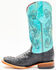 Ferrini Women's Black Caiman Print Western Boots - Square Toe, , hi-res