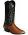 Image #1 - Laredo Men's Lizard Print Western Boots - Snip Toe, Peanut, hi-res