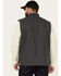 Image #4 - Brothers and Sons Men's Buffalo Check Wool Zip Vest, Charcoal, hi-res