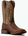 Image #1 - Ariat Men's Driggs Performance Western Boots - Broad Square Toe, Brown, hi-res