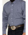 Image #3 - Resistol Men's Henry Houndstooth Print Long Sleeve Button Down Western Shirt, Blue, hi-res