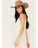 Image #2 - Shyanne Women's Nylon Lace Mini Slip Dress, Cream, hi-res