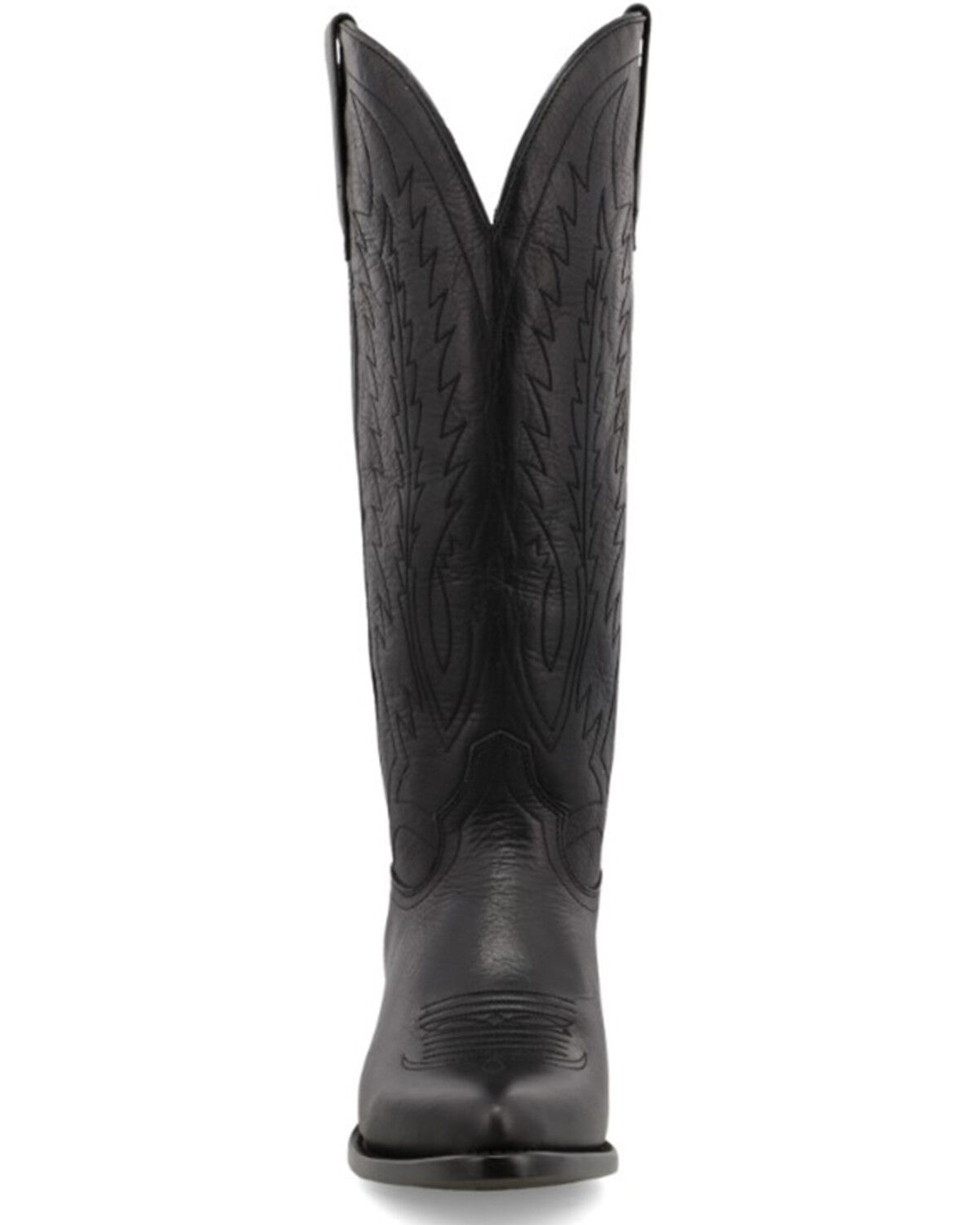 Image #4 - Black Star Women's Eden Stitched Onyx Western Boot - Round Toe, Black, hi-res