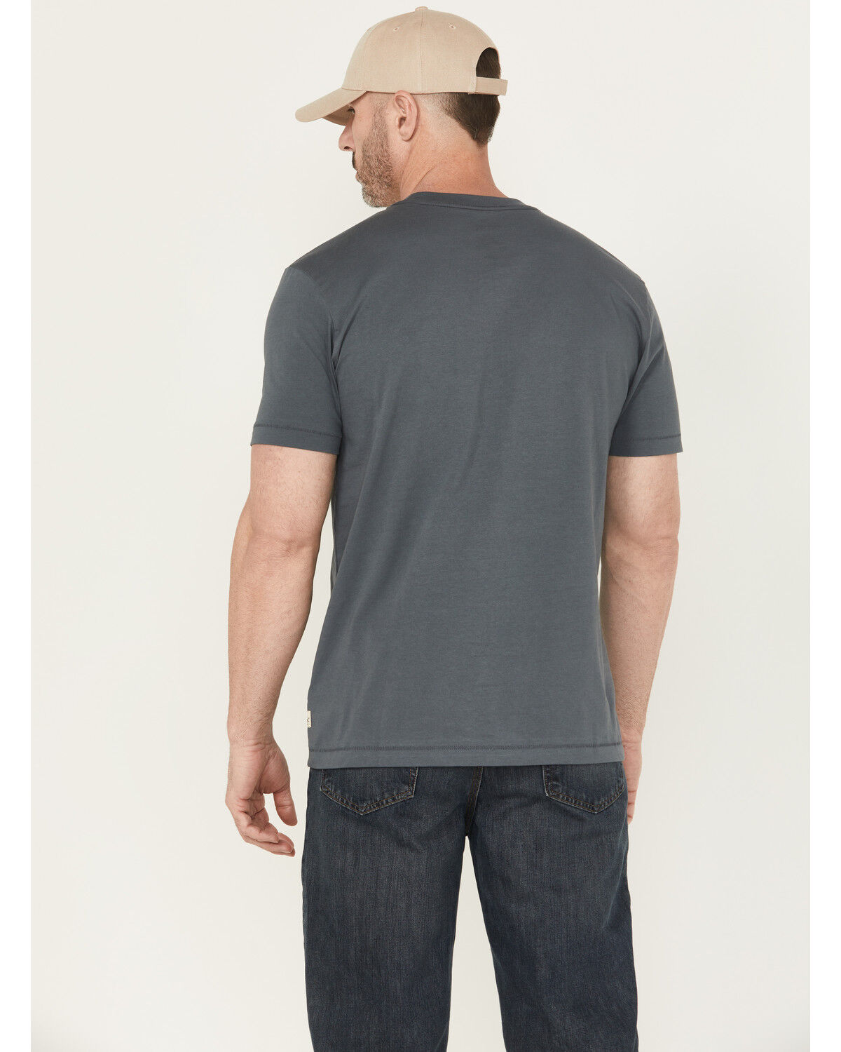Image #4 - Thorogood Men's Favorite Short Sleeve Work T-Shirt, Blue, hi-res