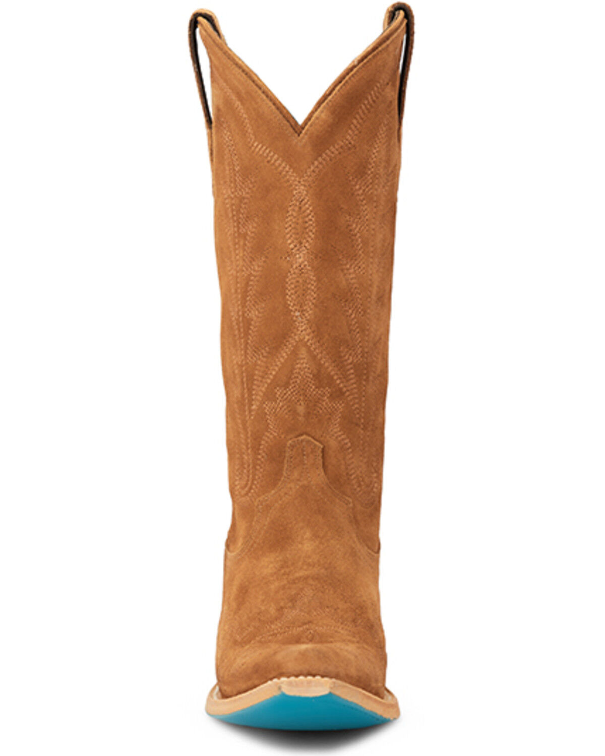 Image #4 - Lane Women's Lexington Suede Tall Western Boots - Snip Toe, Brown, hi-res