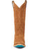 Image #4 - Lane Women's Lexington Suede Tall Western Boots - Snip Toe, Brown, hi-res