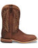 Image #3 - Tony Lama Men's Worn Goat Leather Americana Western Boots - Broad Square Toe, Tan, hi-res