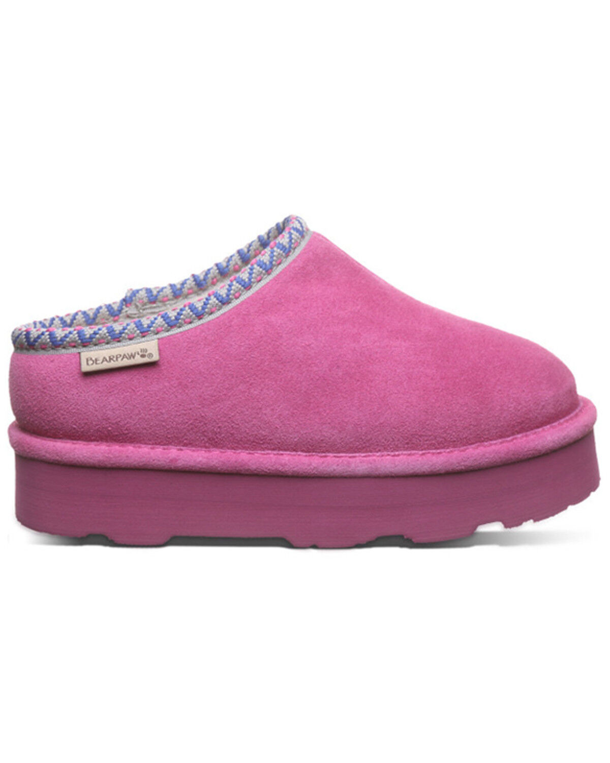 Image #2 - Bearpaw Girls' Martis Slippers, Pink, hi-res