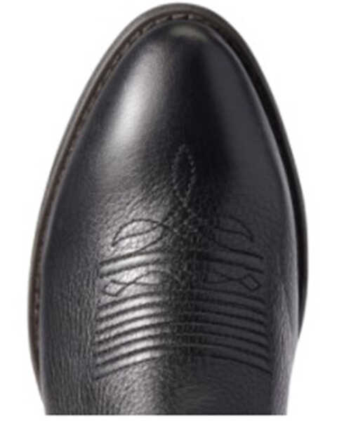 Image #4 - Ariat Women's Black Deertan Heritage R Toe Stretch Fit Full-Grain Western Boot - Round Toe, Black, hi-res