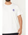 Image #4 - Bucking Chutes Men's Beer Cap Short Sleeve Graphic T-Shirt, White, hi-res