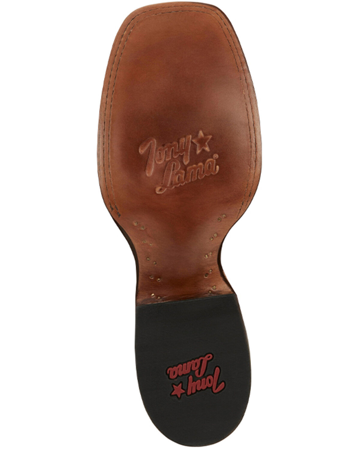 Image #7 - Tony Lama Men's Camarillo Western Boots - Square Toe, Cognac, hi-res