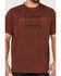 Image #3 - Brothers and Sons Men's Badlands Treeline Graphic T-Shirt , Red, hi-res