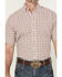 Image #3 - Cinch Men's Plaid Print Short Sleeve Button-Down Western Shirt, White, hi-res