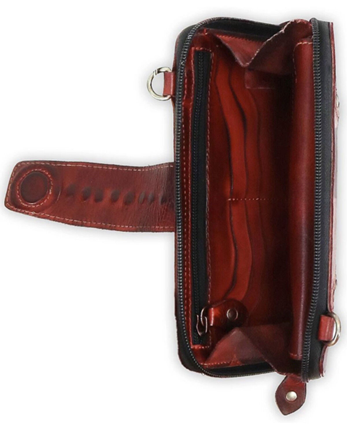 Image #3 - Bed Stu Women's Flee Wallet, Red, hi-res