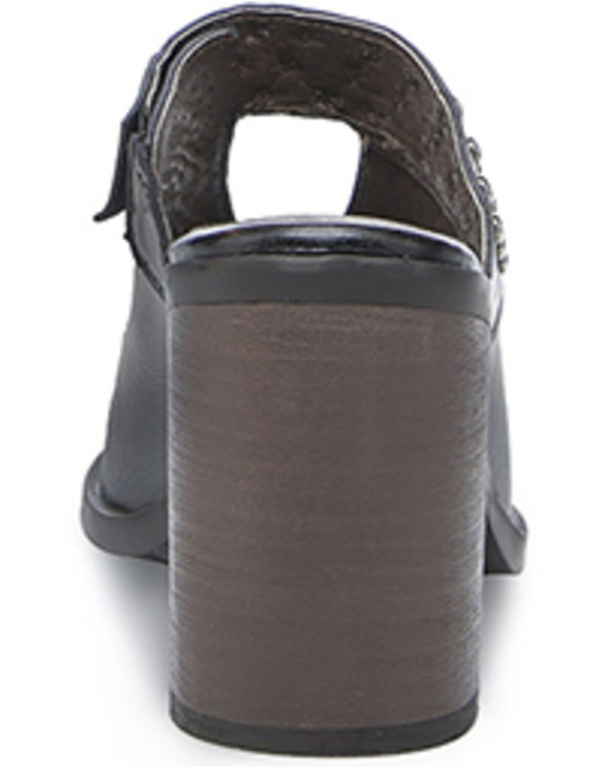 Image #4 - Circle G Women's Studded Mules, Brown, hi-res