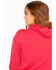 Cowgirl Tuff Women's America Eagle Graphic Burnout Hoodie, Red, hi-res