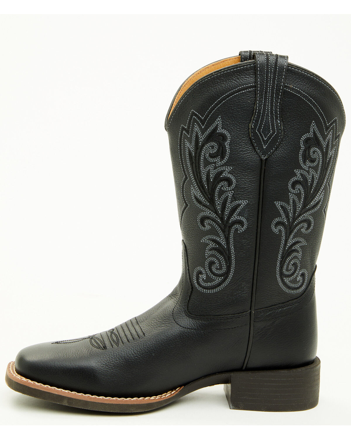 Image #3 - Shyanne Women's Faye Short Western Boots - Broad Square Toe, Black, hi-res
