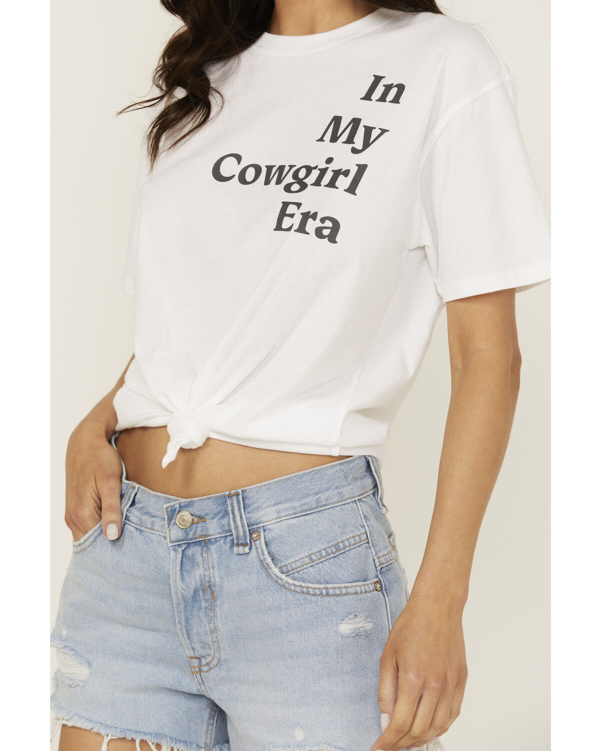 Image #3 - White Crow Women's Cowgirl Era Short Sleeve Graphic Tee, White, hi-res