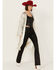 Image #1 - Sadie & Sage Women's Aura Sequin Floral Kimono, Silver, hi-res