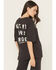 Image #1 - Z Supply x Diamond Cross Ranch Women's Howdy Not My First Rodeo Short Sleeve Graphic Tee, Black, hi-res