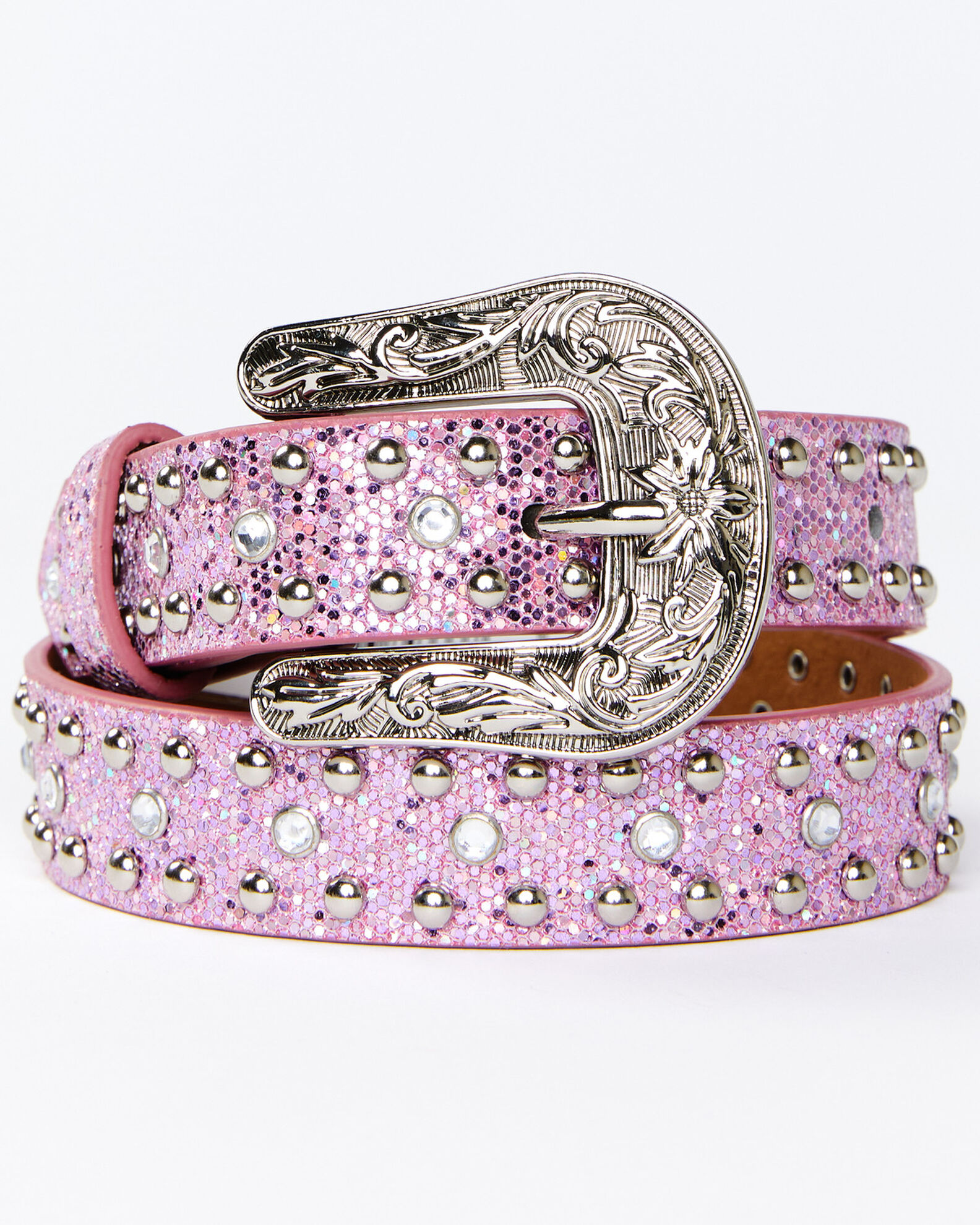 Pink store rhinestone belt