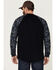 Cody James Men's FR Camo Long Sleeve Work T-Shirt , Navy, hi-res