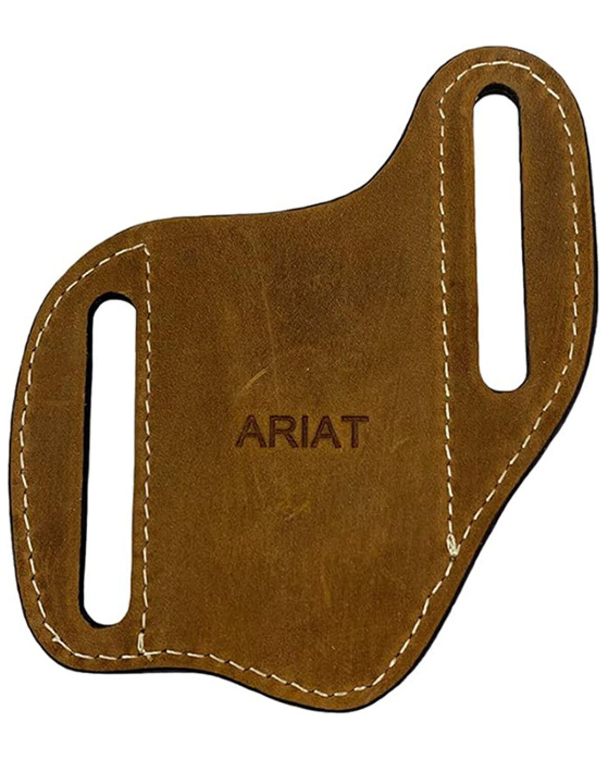 Image #2 - Ariat Floral Embossed Pancake Knife Sheath, Tan, hi-res