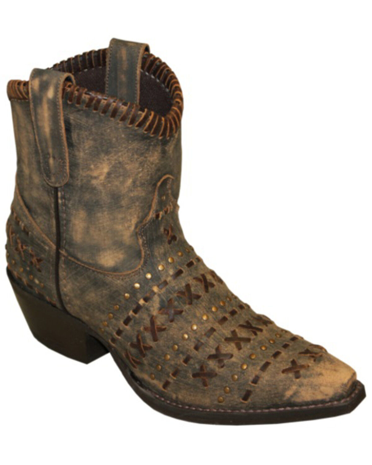 snip toe western booties
