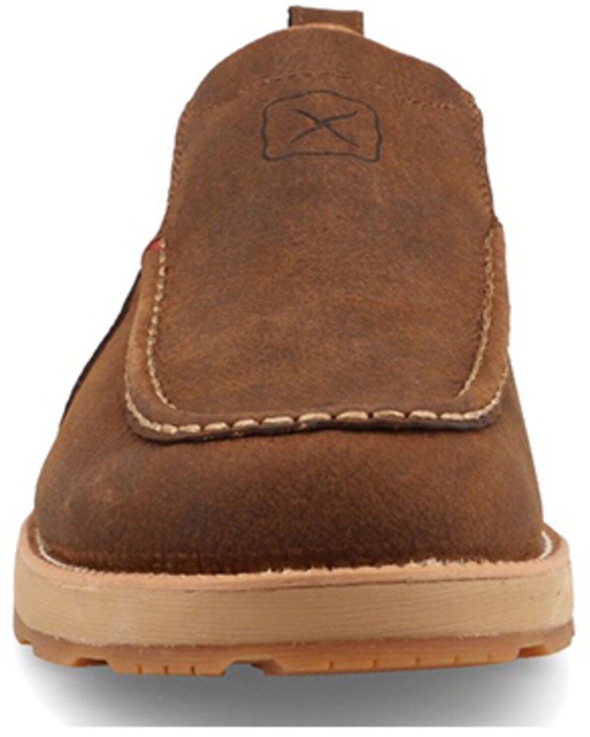 Image #4 - Twisted X Men's CellStretch® Wedge Sole Slip-On Casual Shoes - Moc Toe, Brown, hi-res