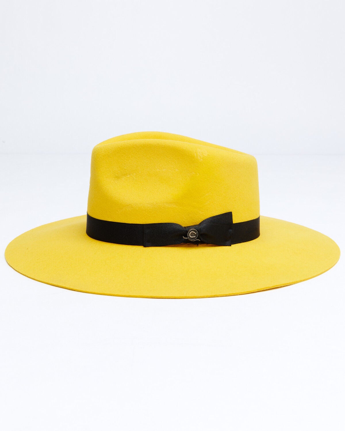 Yellow Highway Wool Felt Western Hat 