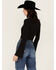 Image #4 - Free People Women's On A Cloud Bodysuit, Black, hi-res