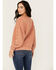 Image #4 - Cleo + Wolf Women's Country Life Wash Graphic Sweatshirt, Rust Copper, hi-res