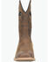 Image #3 - Double H Men's Requiem Performance Western Boots - Broad Square Toe, Brown, hi-res