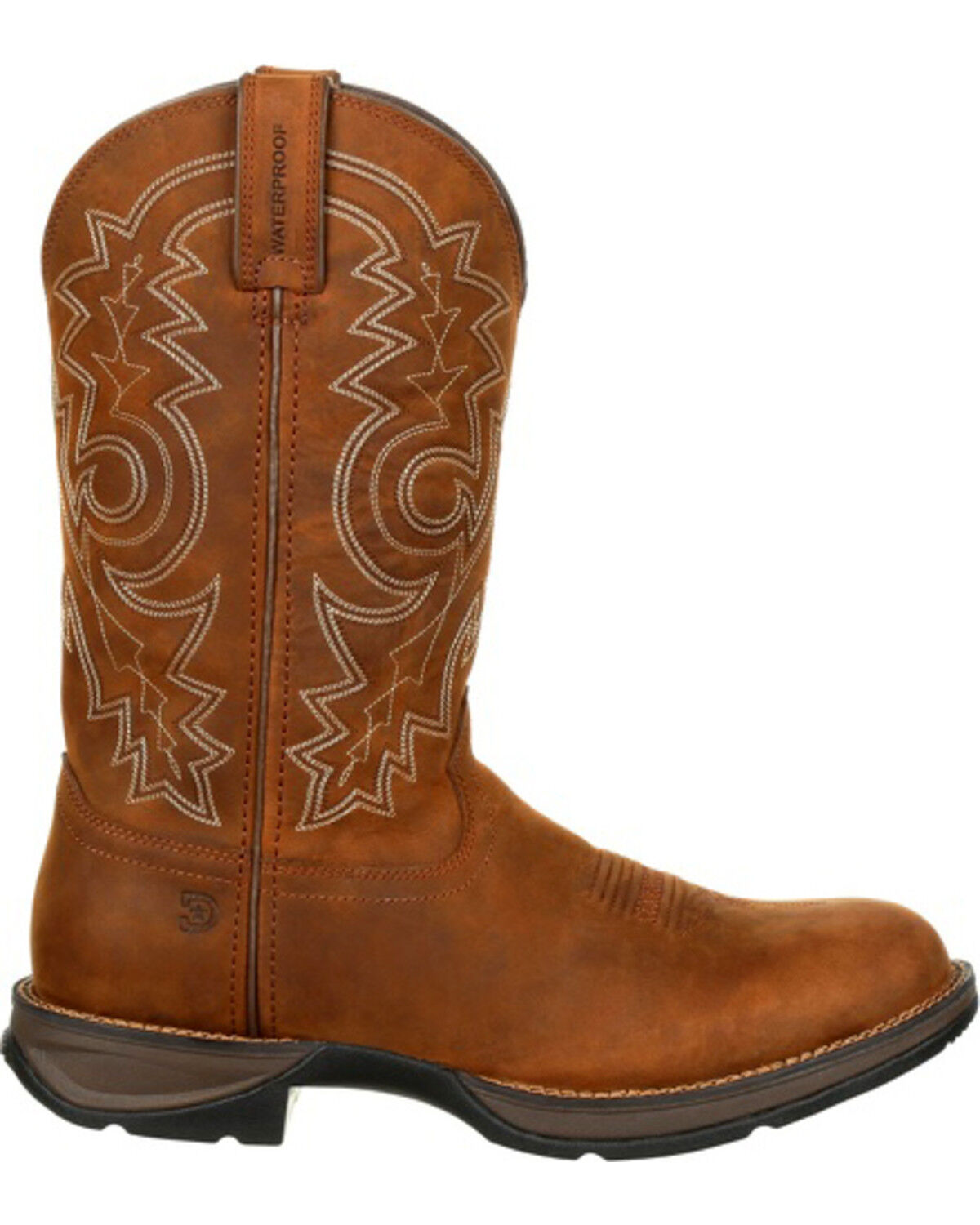 Image #2 - Durango Rebel Men's Waterproof Western Boots - Round Toe, , hi-res