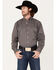 Image #1 - Resistol Men's Jax Solid Button Down Western Shirt, Dark Grey, hi-res