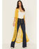 Image #2 - Shyanne Women's Embroidered Mesh Kimono, Gold, hi-res