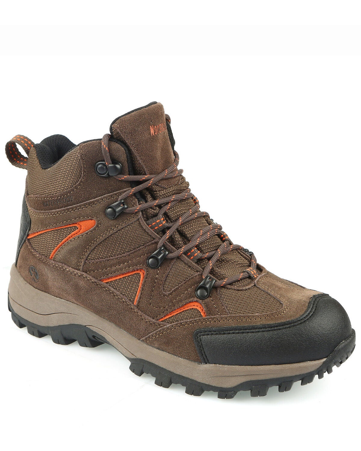 Northside Snohomish Men's Hiking Boots - Bark/Orange - 12